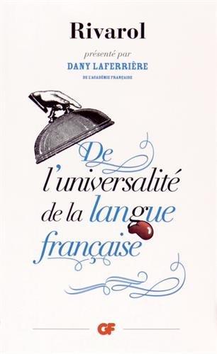 De l'universalité de la langue française