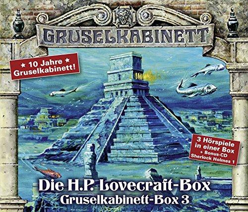 Gruselkabinett - Box 3: Pickmans Modell, Der Tempel, Das Ding auf der Schwelle. Drei H.P. Lovecraft-Hörspiele + Bonus-CD.