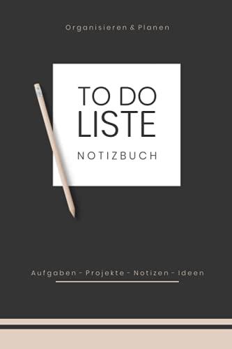 To Do Liste Notizbuch: Kleines Notizbuch Arbeit und Familie - Todolisten zum Abhaken und Priorisieren - To Do Listen Block A5 Schlicht - To Do Heft - Todo Liste - Aufgabenplaner Büro