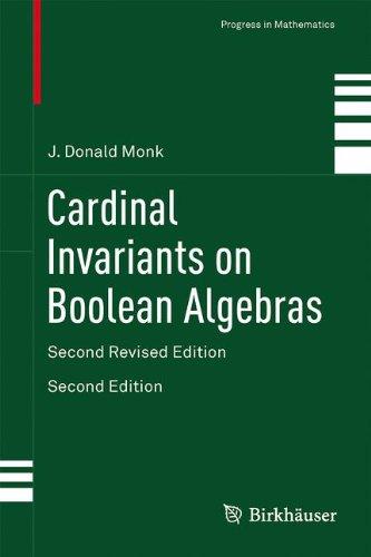 Cardinal Invariants on Boolean Algebras: Second Revised Edition (Progress in Mathematics)