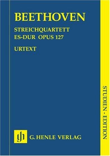 Streichquartett Es-Dur Op 127. Studien-Edition