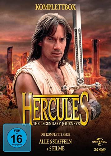 Hercules - The Legendary Journeys: Die komplette Serie. Alle 6 Staffeln + 5 Filme (34 Discs)