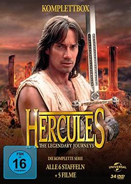 Hercules - The Legendary Journeys: Die komplette Serie. Alle 6 Staffeln + 5 Filme (34 Discs)