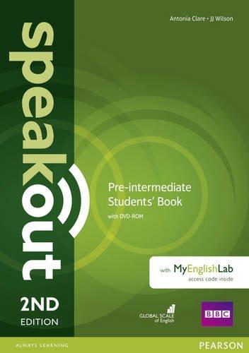 Speakout Pre-Intermediate. Students' Book with DVD-ROM and MyEnglishLab Access Code Pack