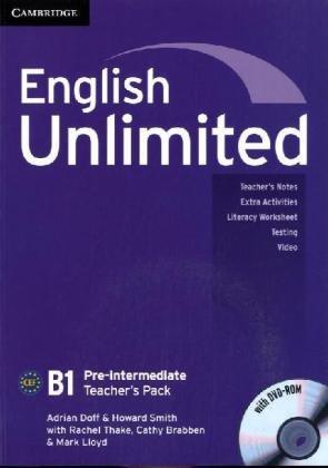 English Unlimited B1 - Pre-Intermediate. Teacher's Pack with DVD-ROM