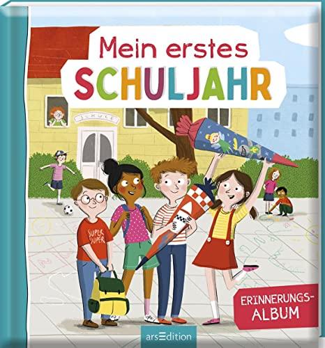 Mein erstes Schuljahr: Erinnerungsalbum | Eintragbuch Geschenk Schulanfang, Einschulung, für Kinder ab 5 Jahren