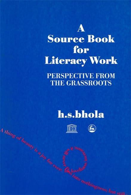 A Source Book for Literacy Work: Perspective from the Grassroots