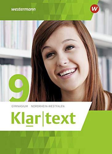 Klartext - Ausgabe 2015 für Gymnasien in Nordrhein-Westfalen: Schülerband 9