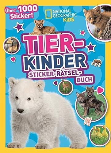 Tierkinder Sticker-Rätsel-Buch mit über 1000 Stickern: National Geographic Kids