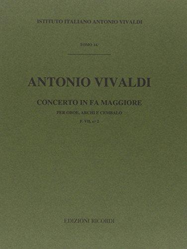 Concerti Per Ob., Archi E B.C.: In Fa Rv 455