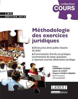 Méthodologie des exercices juridiques : 5 exercices, 3 disciplines