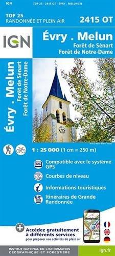 Evry - Melun 1 : 25 000