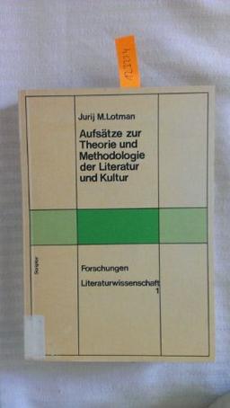 Aufsätze zur Theorie und Methodologie der Literatur und Kunst. (Kt)