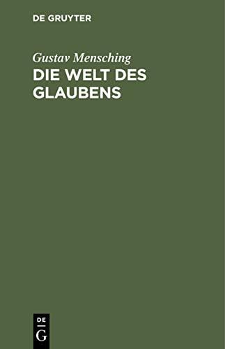 Die Welt des Glaubens: Predigten