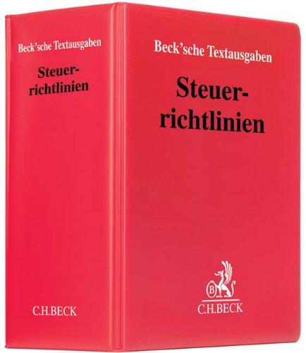 Steuerrichtlinien mit Fortsetzungsnotierung. Inkl. 125. Er