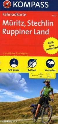 Kompass Fahrradkarte: Müritz - Stechlin - Ruppiner Land. GPS-genau. 1:70000