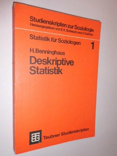 Statistik für Soziologen, Band 1: Deskriptive Statistik