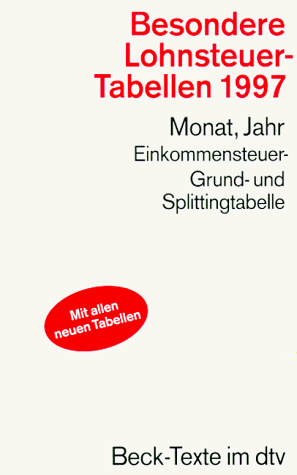 Besondere Lohnsteuer-Tabellen 1997