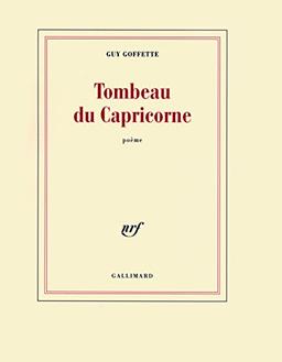 Tombeau du Capricorne : poème