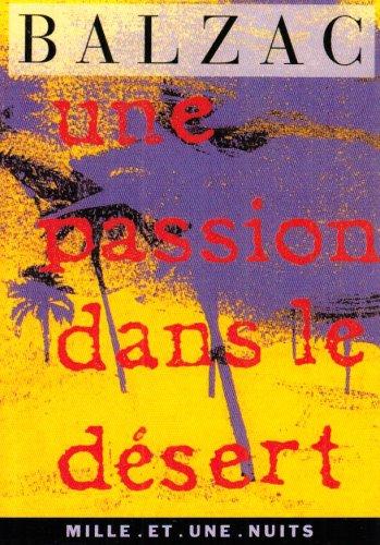 Une passion dans le désert