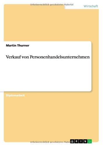 Verkauf von Personenhandelsunternehmen