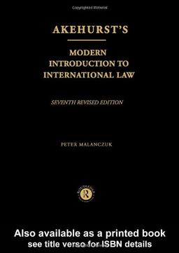 Akehurst's Modern Introduction to International Law