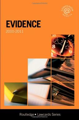 Evidence 2010-2011 (Lawcards)