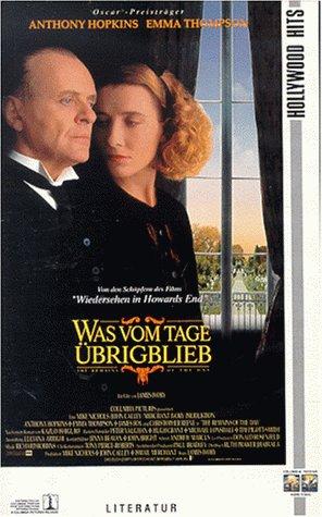 Was vom Tage übrig blieb [VHS]