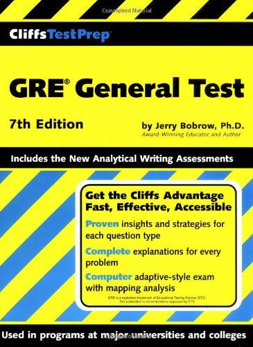 Cliffstestprep Gre General Test (CliffsTestPrep S.)