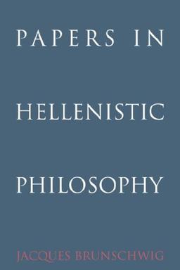 Papers in Hellenistic Philosophy