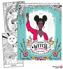 Modern Witch Tarot - Coloring Book: Modern, divers, kreativ - Mit vielen Extra-Informationen zu den bekannten Figuren (Ausmalbuch)