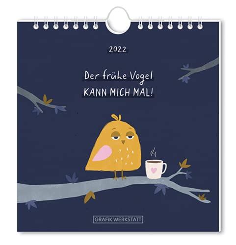 Postkartenkalender 2022 "Der frühe Vogel": Postkartenkalender