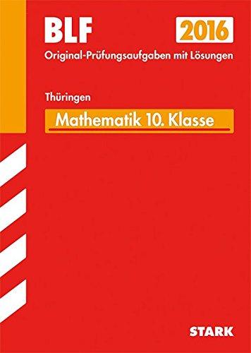 Besondere Leistungsfeststellung Thüringen - Mathematik 10. Klasse