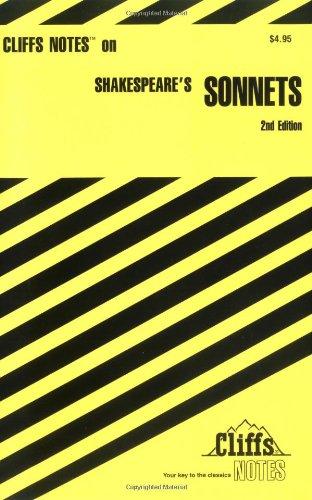 Shakespeare's Sonnets (Cliffsnotes Literature Guides)