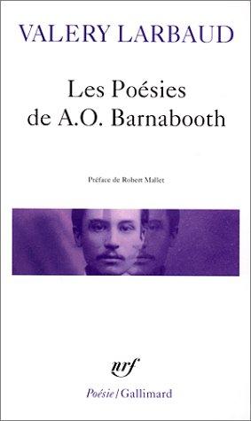 Les Poésies de A.O. Barnabooth. Poésies diverses