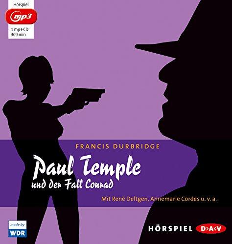 Paul Temple und der Fall Conrad (mp3-Ausgabe): Hörspiel mit René Deltgen, Annemarie Cordes u.v.a. (1 mp3-CD)