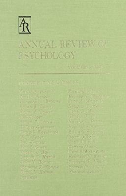 Annual Review of Psychology: 1984