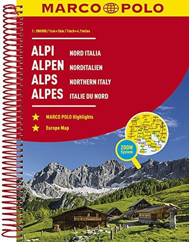 MARCO POLO Reiseatlas Alpen, Norditalien 1:300 000 (MARCO POLO Reiseatlanten)