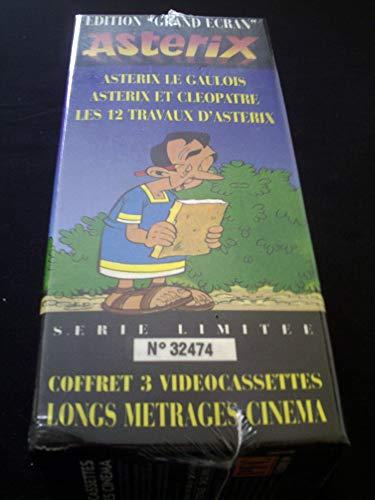 Coffret Astérix : Astérix le gaulois / Astérix et Cléopâtre / Les 12 travaux d'Astérix [VHS]