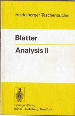 Analysis 2 (Heidelberger Taschenbücher)