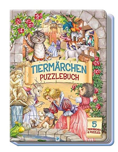 Puzzlebuch Tiermärchen: 5 Puzzle, 12-teilig