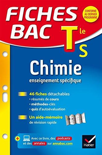 Chimie, enseignement spécifique, terminale S