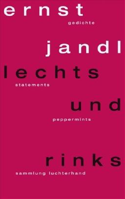 lechts und rinks: gedichte statements peppermints.