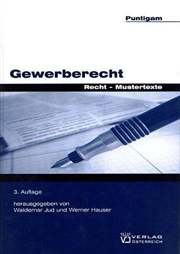 Gewerberecht: Recht - Mustertexte (Recht - einfach und klar)