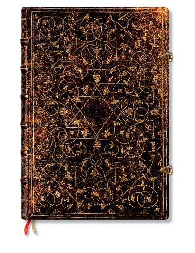 Grolier Ornamentali - Notizbuch Grande Flexi Unliniert - Paperblanks