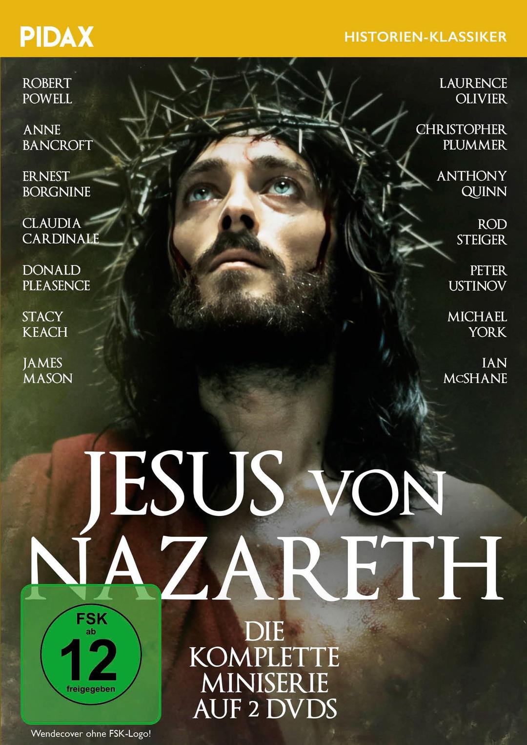 Jesus von Nazareth - Die Miniserie / Die komplette 4-teilige Miniserie mit Starbesetzung (Pidax Historien-Klassiker) [2 DVDs]