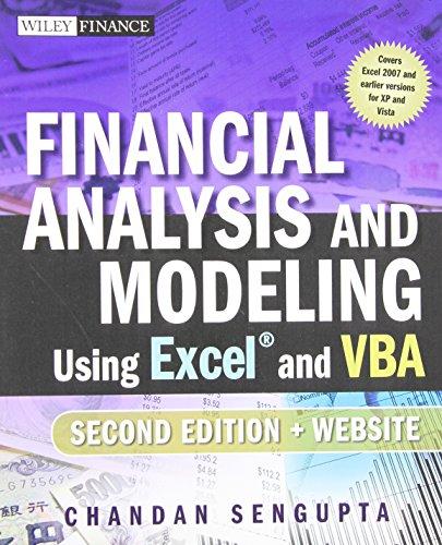 Financial Analysis and Modeling Using Excel and VBA (Wiley Finance)