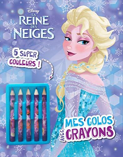 La reine des neiges : mes colos avec crayons