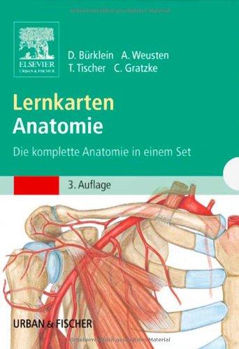 Lernkarten Anatomie: Die komplette Anatomie in einem Set