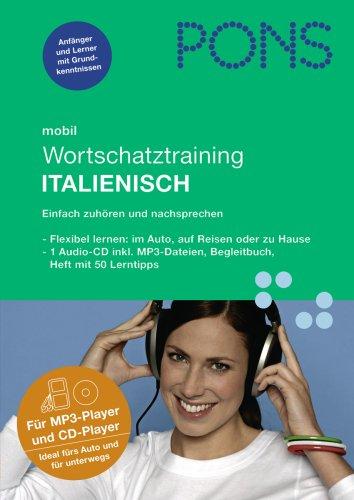 PONS mobil Wortschatztraining Italienisch, 1 Audio-CD